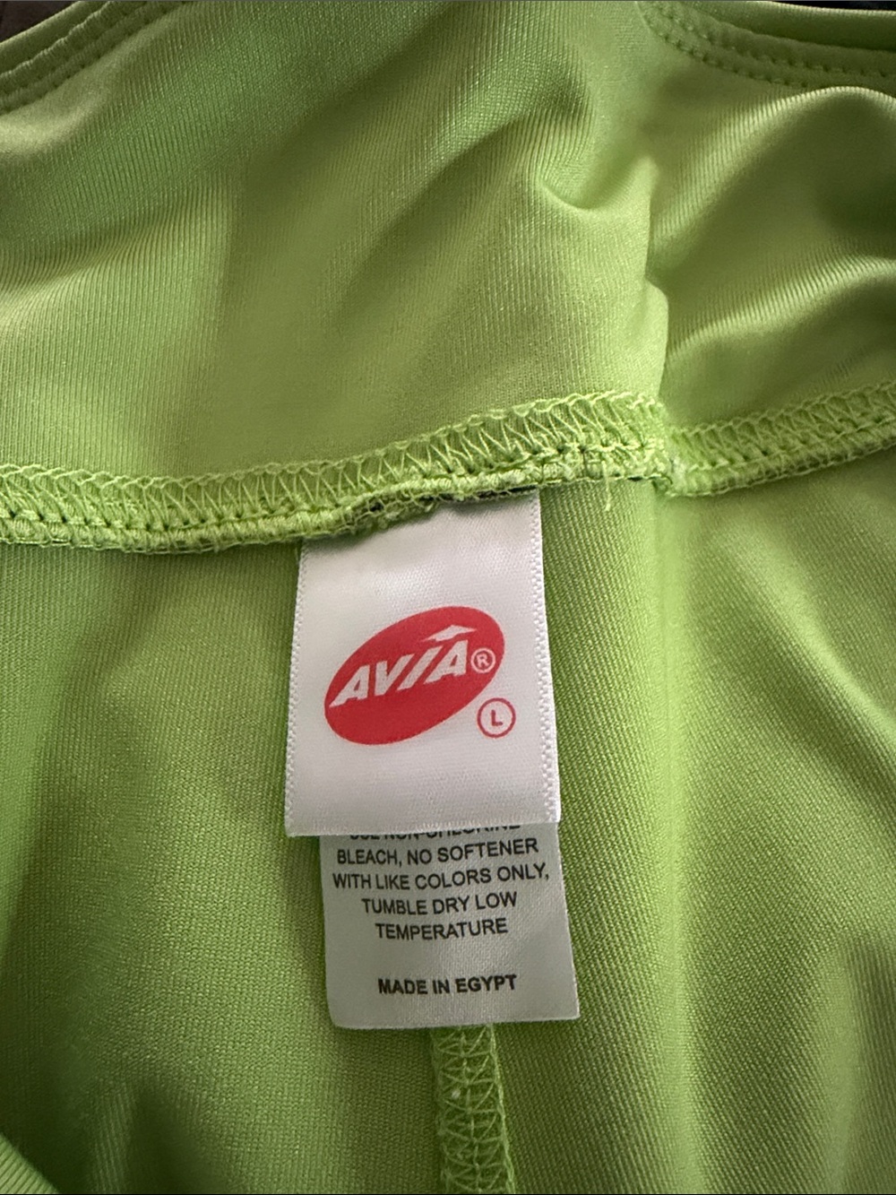 Avia Neon Lime and Black Sports Skort